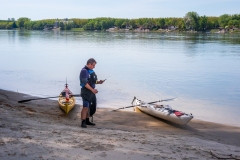 Gyors ebéd a zátonyon (kajakkaland.hu)