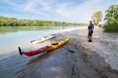 Gyors ebéd a zátonyon (kajakkaland.hu)