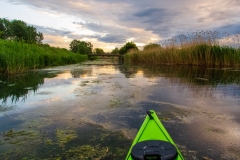 Alkonyatkor hazafelé (kajakkaland.hu)