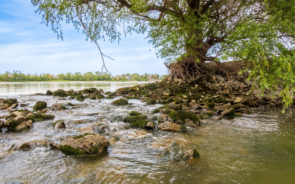 A Felső-sziget és a Radványi-sziget között (kajakkaland.hu)
