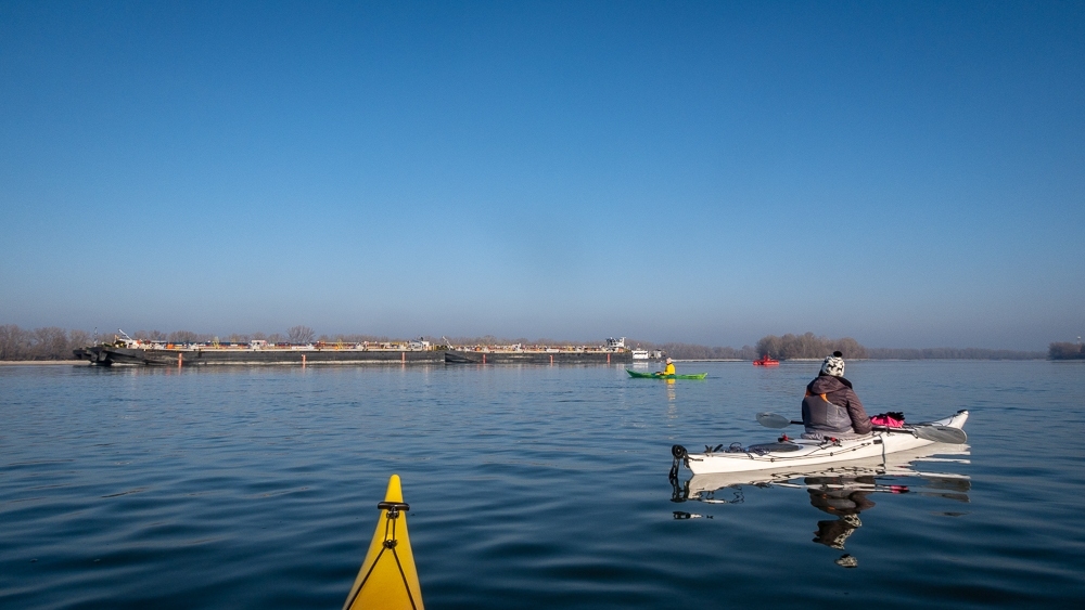 Decemberi evezés Neszmélyen - www.kajakkaland.hu