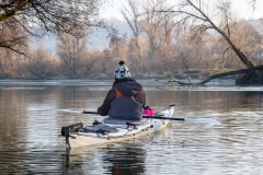 Decemberi evezés Neszmélyen - www.kajakkaland.hu