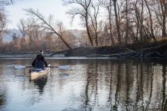 Decemberi evezés Neszmélyen - www.kajakkaland.hu