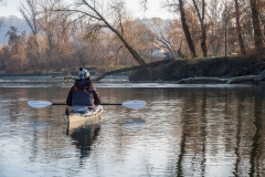 Decemberi evezés Neszmélyen - www.kajakkaland.hu