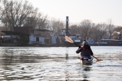 Decemberi evezés Neszmélyen - www.kajakkaland.hu